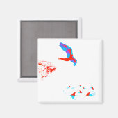 zwanenzang magneet (Voorkant / Achterkant)