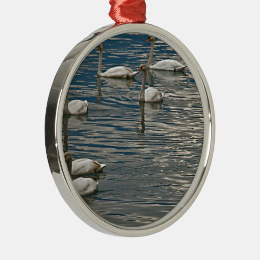 Zwanenzang Metalen Ornament (Rechts)