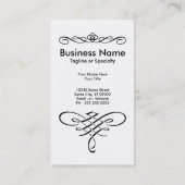 zwanenzang visitekaartje (Achterkant)