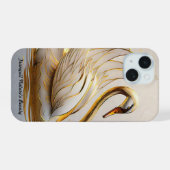 "Zwane's Serene Vlucht" iPhone 15 Case (Achterkant horizontaal)