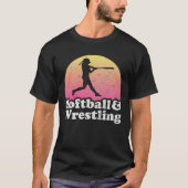 Zwangbal, rustelvrouwen en meisjes, wrestler t-shirt (Voorkant)