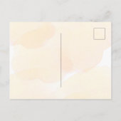 Zwangbloemen met gouden harten uitnodiging briefkaart (Achterkant)