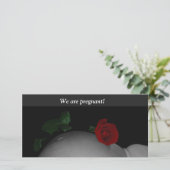 zwanger aankondiging (Staand voorkant)