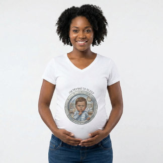 zwanger - Baby probeert te slapen T-shirt