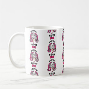 Zwanger Ghost Pink verwacht een klein boek Koffiemok