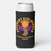 ZWANGER MEISJE ZOMER Christelijk Bijbelvers Seltzer Blikjeskoeler (Seltzer Achterkant)