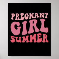 Zwanger meisje zomer