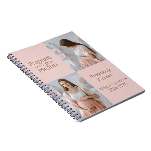 Zwanger met een P voor Trots Notitieboek (Rechterzijde)