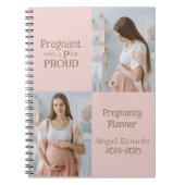 Zwanger met een P voor Trots Notitieboek (Voorkant)