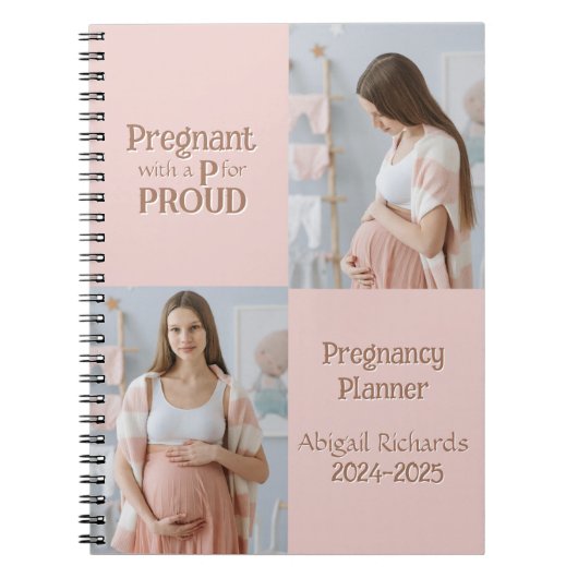 Zwanger met een P voor Trots Notitieboek (Voorkant)