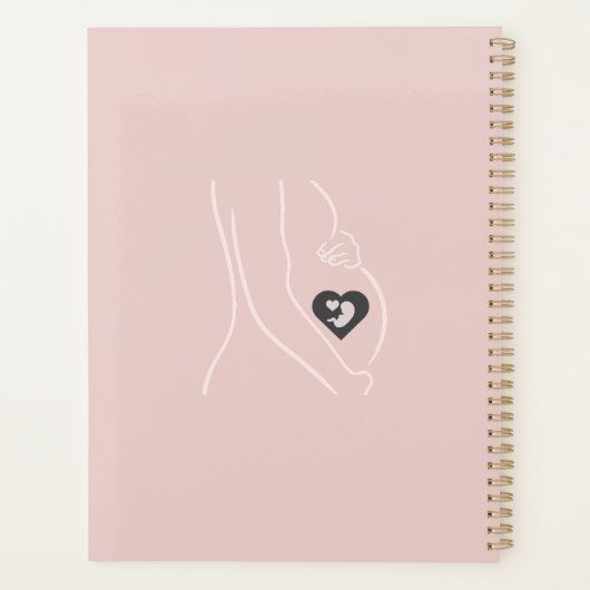 Zwanger met een P voor Trots Planner (Achterkant)