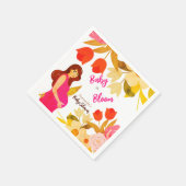 Zwanger Moeder Baby Shower Servet (Hoek)