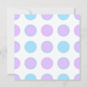 Zwanger Moeder Baby shower Uitnodiging (Achterkant)