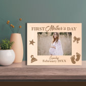 Zwanger moeder eerste Moederdag Gegraveerde Lijstjes