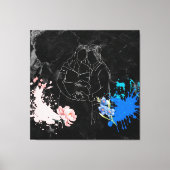 Zwanger paar canvas afdruk (Voorkant)