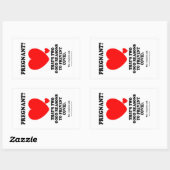 Zwanger? Rechthoekige Sticker (Vel)