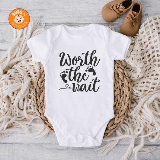 Zwanger-schapsaankondiging 'Worth The Wait' Romper
