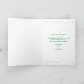 Zwanger verwacht mam om kerst Kaart (Binnen)