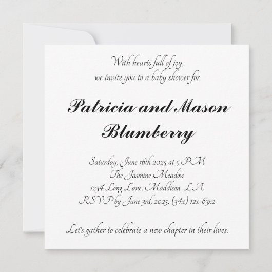 Zwanger vrouw lijn kunst kaart (Achterkant)