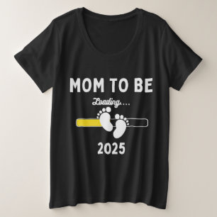 Zwangere 2025 Laden Moeder Verwacht 2025 Grote Maat T-shirt