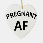 Zwangere AF Keramisch Ornament (Rechts)
