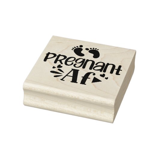 Zwangere AF Rubberstempel (Stempel)
