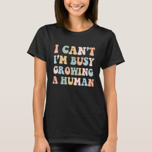 Zwangere Baby kondiging dat ik bezig ben met het k T-shirt