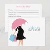 Zwangere Baby shower Mam Advice Kaarten (Voorkant / Achterkant)