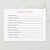 Zwangere Baby shower Mam Advice Kaarten (Achterkant)