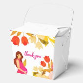 Zwangere Baby showers Bedankdoosjes (Voorkant)