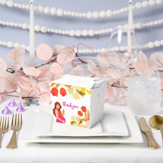 Zwangere Baby showers Bedankdoosjes (Huwelijk)