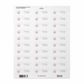 Zwangere Baby showers Etiket (Full Sheet)