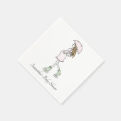 Zwangere Baby showers Servet (Hoek)