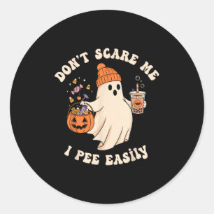 Zwangere Geest Trick Or Treat Jurk Luie Halloween Ronde Sticker