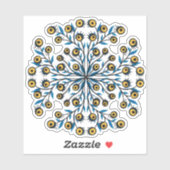 Zwangere horror creëert Gothic Fantastische kunst  Sticker (Vel)