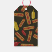 Zwangere hotdog baby shower Gift Label Cadeaulabel (Achterkant)