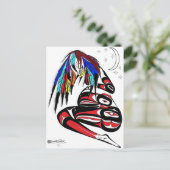 Zwangere Indiase vrouwen Aankondigingskaart (Staand voorkant)