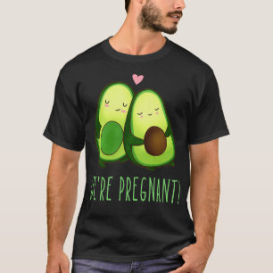 Zwangere kerstaankondiging t-shirt