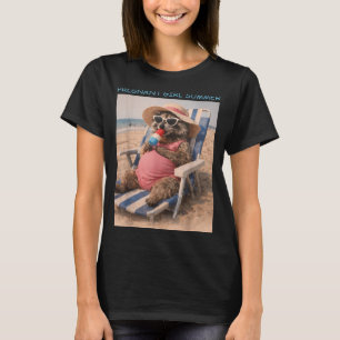 Zwangere Meisjes Zomer Grappige Baby Aankondiging T-shirt