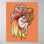 Zwangere melk poster (Voorkant)