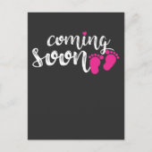 Zwangere moeder Baby shower Geslacht Zwangerschap  Briefkaart (Voorkant)