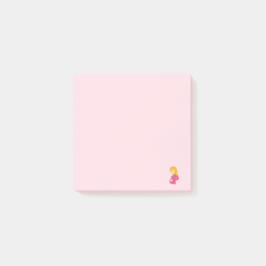 Zwangere moeder Emoji Post-it® Notes (Voorkant)