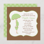 Zwangere moeder Neutraal Baby shower Kaart (Voorkant / Achterkant)