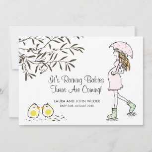 Zwangere moeder Zwangerschap Aankondiging Twins