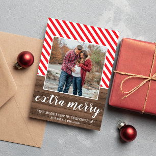 Zwangere Prettige feestdagen kerstfotokaart Feestdagenkaart