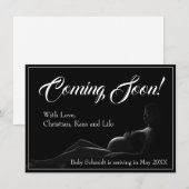 Zwangere vrouw - Binnenkort beschikbaar, aankondig (Voorkant / Achterkant)