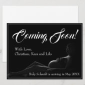 Zwangere vrouw - Binnenkort beschikbaar, aankondig (Voorkant / Achterkant)