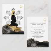 *~* Zwangere vrouw Doula Verloskundige Birthing Visitekaartje (Voorkant / Achterkant)