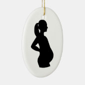 Zwangere vrouw keramisch ornament (Rechts)