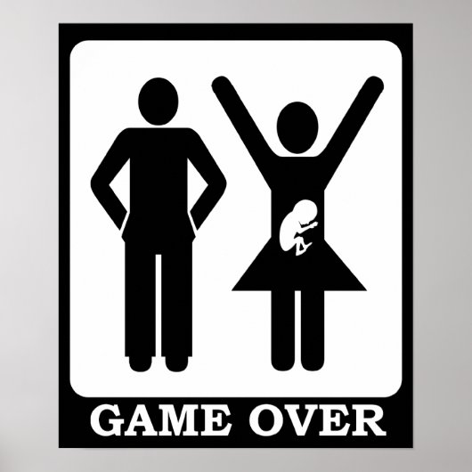 Zwangere vrouw - Nieuwe vader Poster (Voorkant)